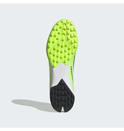 Сороконожки унисекс Adidas X Crazyfast.3 Turf Shoes White/Green ID9337