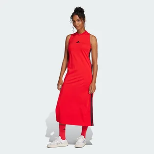 Плаття жіноче Adidas Essentials 3-Stripes Long Racerback Red JE1206
