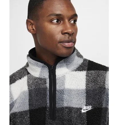 Кофта мужская Nike 1/2 Club Grey FZ0896-010