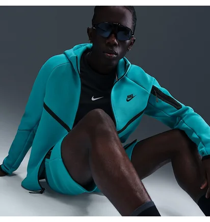 Толстовка мужская Nike Tech Fl. 2025 Turquoise HV0949-345