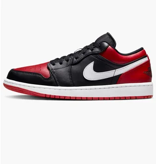 Кроссовки мужские Air Jordan 1 Low MenS Shoes Black 553558-066