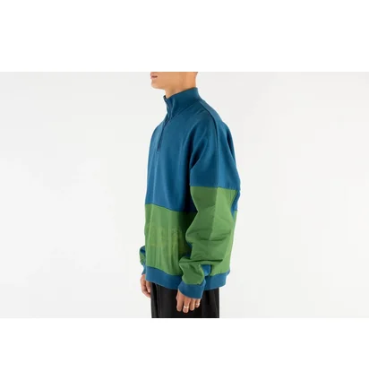 Кофта мужская Brain Dead Sinister Screw Overlay Blue/Green BDF21O19001895