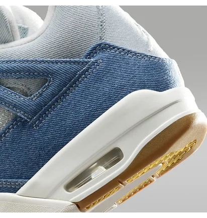 Кроссовки женские Air Jordan 4 Retro Tex Blue IB6716-100
