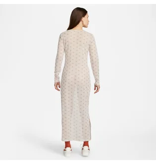 Плаття жіноче Nike Nsw Air Aop Mesh Ls Dress Beige DV8249-292