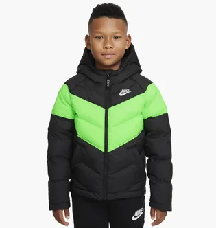 Пуховик дитячий Nike U NSW SYNTHETIC FILL JACKET Black/Green CU9157-016