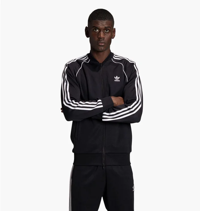 Ветровка мужская Adidas Adicolor Classics Primeblue Sst Track Jacket Black Gf0198