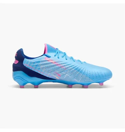 Бутсы унисекс Puma King Ultimate Volume Up Fg/Ag Light Blue 108069-01