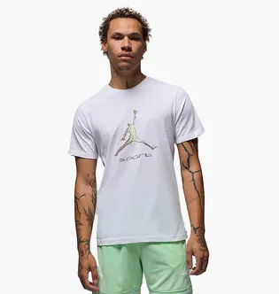 Футболка чоловіча Air Jordan Sprt Dri-Fit Gfx Ss Crew White HQ7984-100