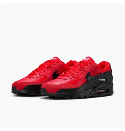 Кросівки чоловічі Nike Air Max 90 Black/Red IF0670-600