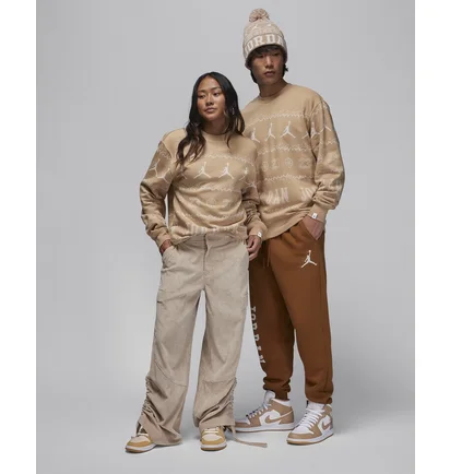 Світшот унісекс Air Jordan Essentials Holiday Fleece Crew Beige FD7463-200