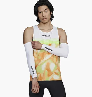 Нарукавник унісекс Saucony Elite Arm Sleeves White SAU800065-WHES5