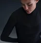 Лонгслив женский Nike Zenvy Sheer WomenS Dri-Fit Black FV7915-010