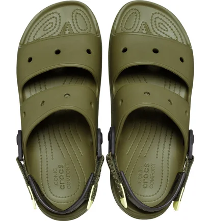 Тапочки унисекс CROCS All-Terrain Sandal Olive 207711-3UA