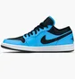 Кроссовки мужские Air Jordan 1 Low Blue/Black 553558-403