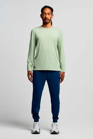 Лонгслив мужской Saucony Triumph Long Sleeve Green SAM800400-SE