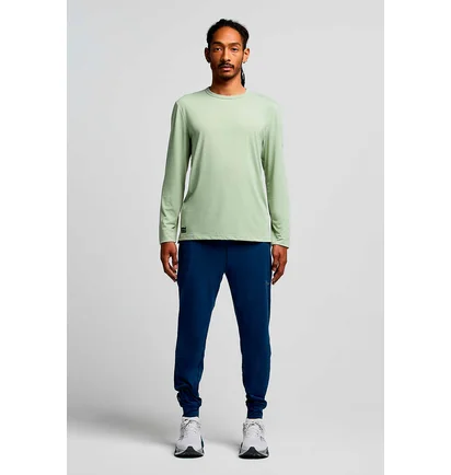 Лонгслив мужской Saucony Triumph Long Sleeve Green SAM800400-SE
