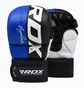 Рукавиці унісекс RDX Grappling Gloves Rex T6 Plus Blue/Black GGR-T6U