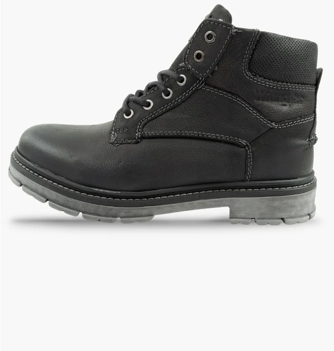 Черевики чоловічі Wrangler Allan Mid Black 20253037.25Y