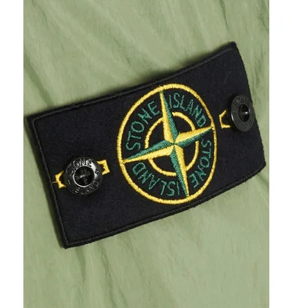 Ветровка мужская Stone Island Logo Patch Waterproof Windbreaker Green 781542822-V0055