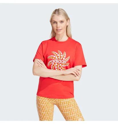 Футболка женская Adidas X Farm Rio Graphic Tee Orange IQ4486