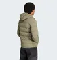 Пуховик чоловічий Adidas Helionic Stretch Hooded Down Jacket Olive IK3173