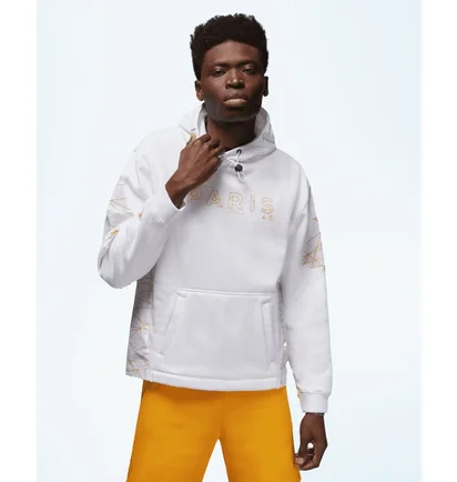 Худи мужское Air Jordan X Psg Statement Fleece Hoodie White DV0613-100