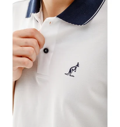 Поло мужское AUSTRALIAN Lines Polo Pique El R-Fit White LSUPO0010-002