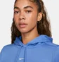 Худи женское Nike One Tf Po Hoodie Lbr Light Blue FB5210-450