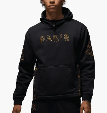 Свитшот мужской Nike Jordan Paris Saint-Germain Black Dv0613-010