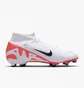 Бутсы унисекс Nike Mercurial Superfly 9 Academy Multi-Ground Soccer Cleats White/Orange DJ5625-600