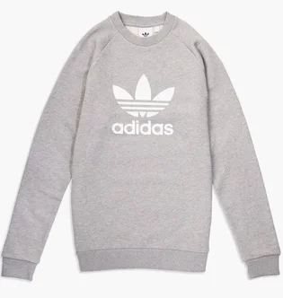 Свитшот мужской Adidas Trefoil Crew Grey Cy4573