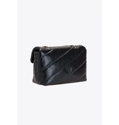 Сумка жіноча Pinko Classic Love Bag Puff Maxi Quilt - Crossbody Bag Black 1P22JCY7SRZ99O