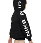 Толстовка детская Nike Big Kids (Girls) Oversized Full-Zip Black FD2960-010