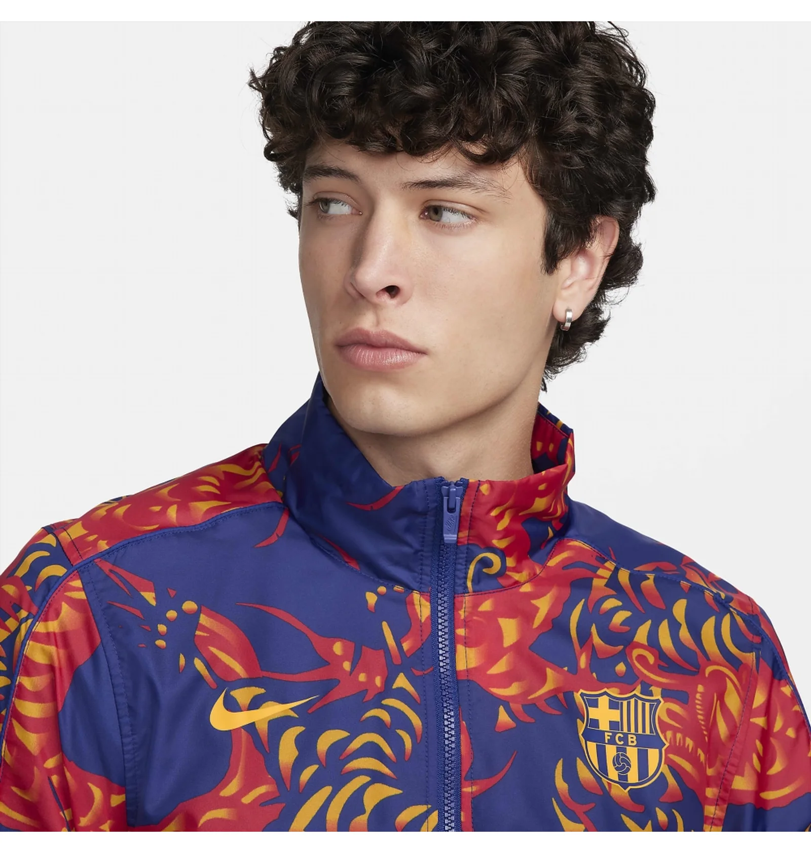 ᐉ Спортивний костюм чоловічий Nike F.C. Barcelona Blue/Orange