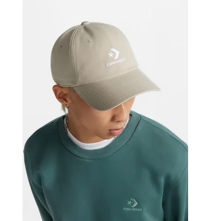 Кепка унісекс Converse Logo Lock-Up Baseball Hat Beige 10022131-247