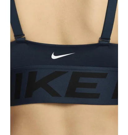 Топ женский Nike Pro Indy Plunge Blue HF7324-478