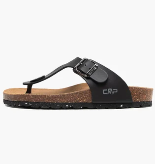 Тапочки женские Cmp Eco Mymosa Wmn Flip Flop Black/Brown 3Q91036-U901