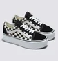 Кеди жіночі Vans Checkerboard Old Skool Stackform Shoe Black VN0A7Q5MTYQ
