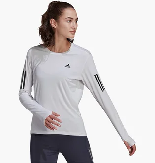 Лонгслив женский Adidas Own The Run Long Sleeve Grey HB9372