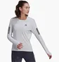 Лонгслив женский Adidas Own The Run Long Sleeve Grey HB9372