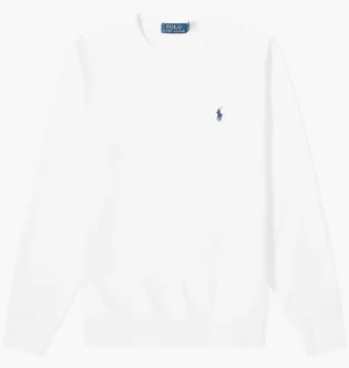 Свитшот мужской Polo Ralph Lauren Vintage Fleece Crew Sweat White 710766772009