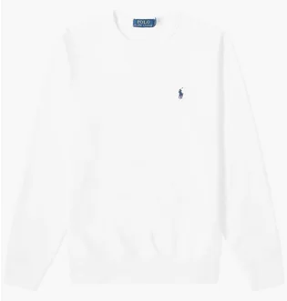 Свитшот мужской Polo Ralph Lauren Vintage Fleece Crew Sweat White 710766772009