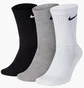 Носки унисекс Nike Everyday Cushioned Multi (3 пары) Sx7664-964