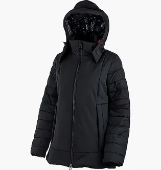 Куртка мужская CMP Jacket Long Zip Hood Black 32K1516-U901