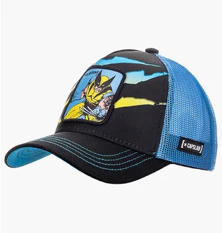 Кепка унисекс Capslab Marvel Black CL-MAR4-1-WOL1