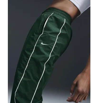 Штани жіночі Nike Windrunner High-Waisted Woven Open-Hem Pants Green FV7655-300
