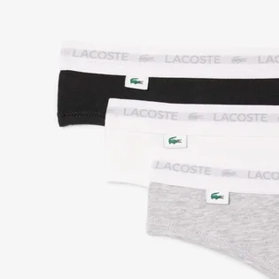 Трусики жіночі Lacoste Stretch Cotton String Briefs (3 шт) Multi 8F1341NUA