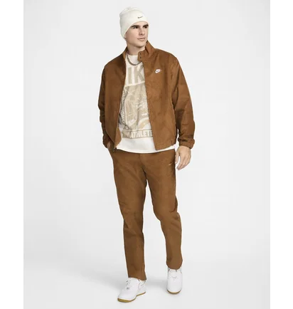 Олімпійка чоловіча Nike Sportswear Club Corduroy Harrington Jacket Brown FZ0631-281