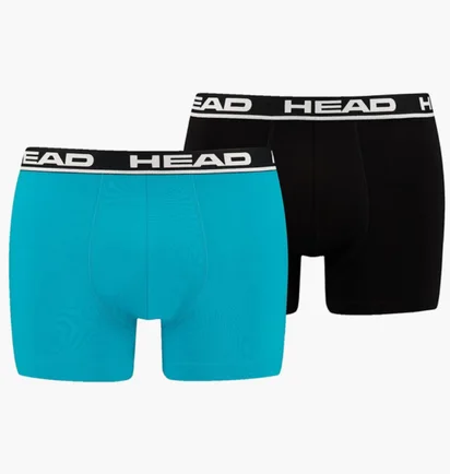 Труси чоловічі HEAD Basic Boxer Blue/Black (2 шт) 701202741-021