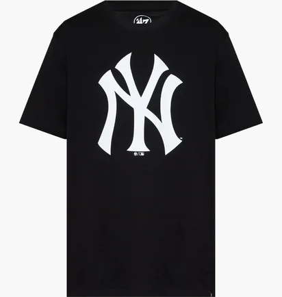 Футболка чоловіча 47 Brand New York Yankees Imprint Echo Black 544088JK-FS